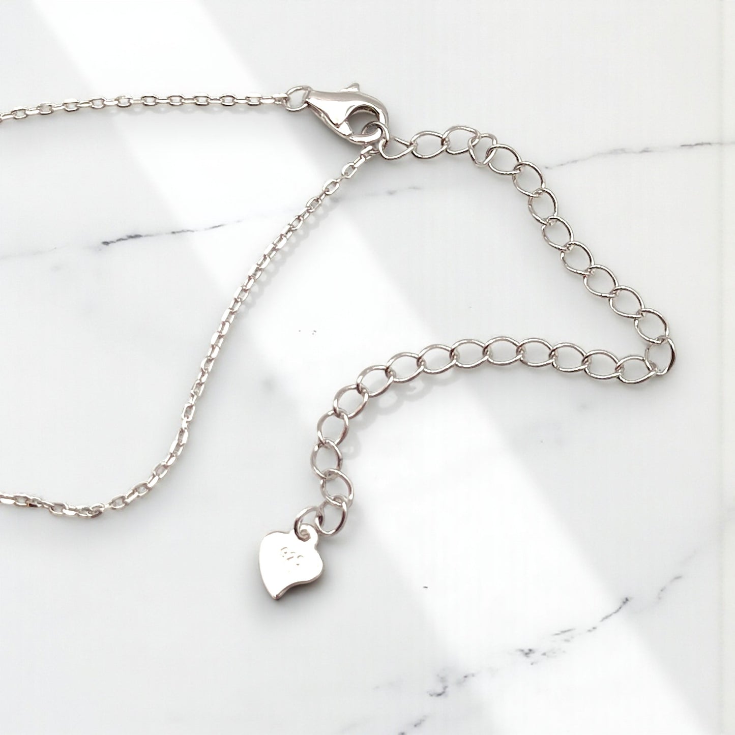 CHOE 1 Carat Round Sterling Silver Necklace