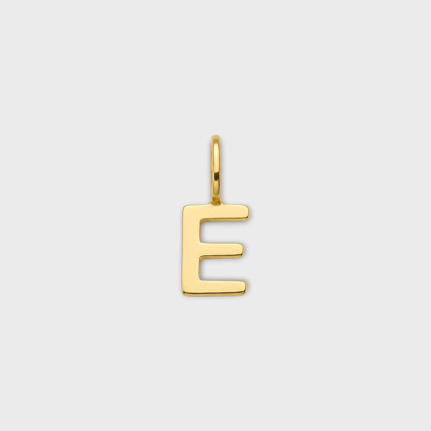 FYB initial charm necklace - letter E