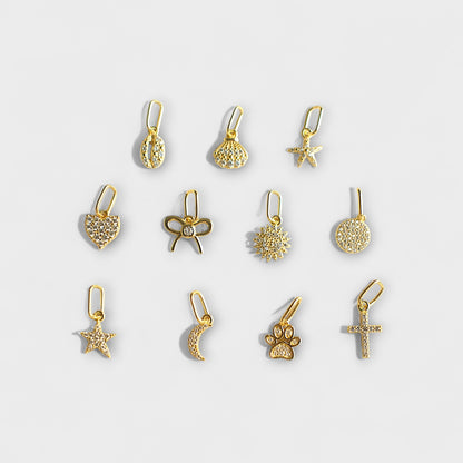 FYB gold plated charm collection - hero shot