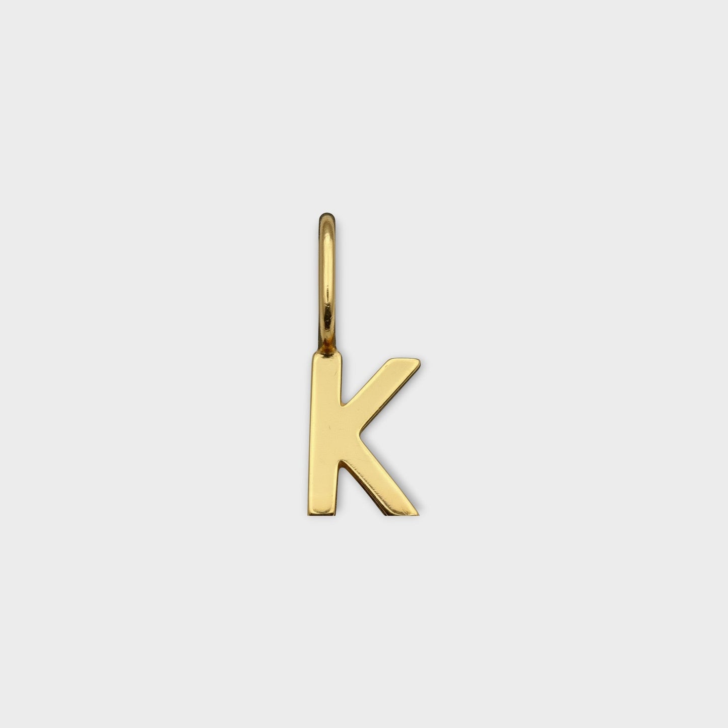 FYB initial charm necklace - letter K