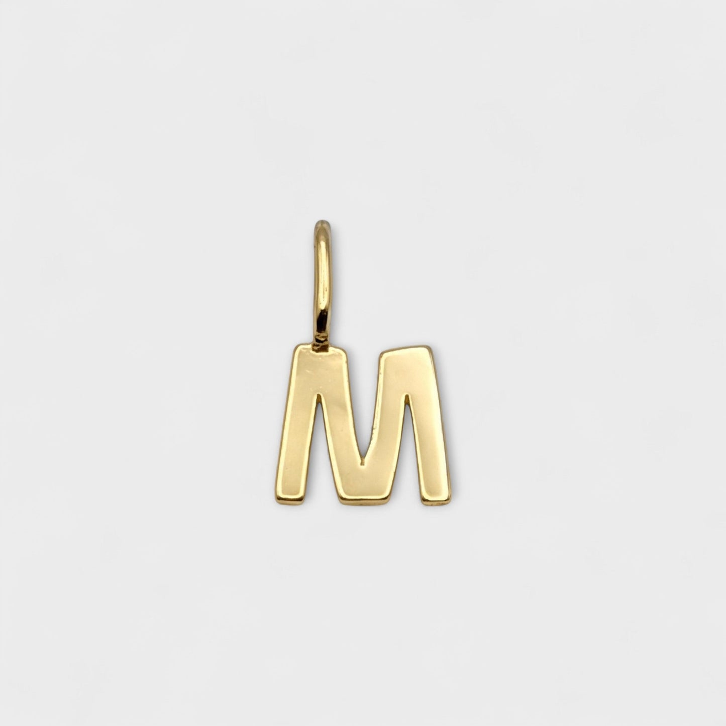 FYB initial charm necklace - letter M