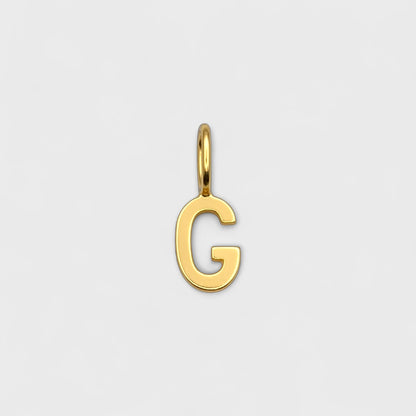 FYB initial charm necklace - letter G