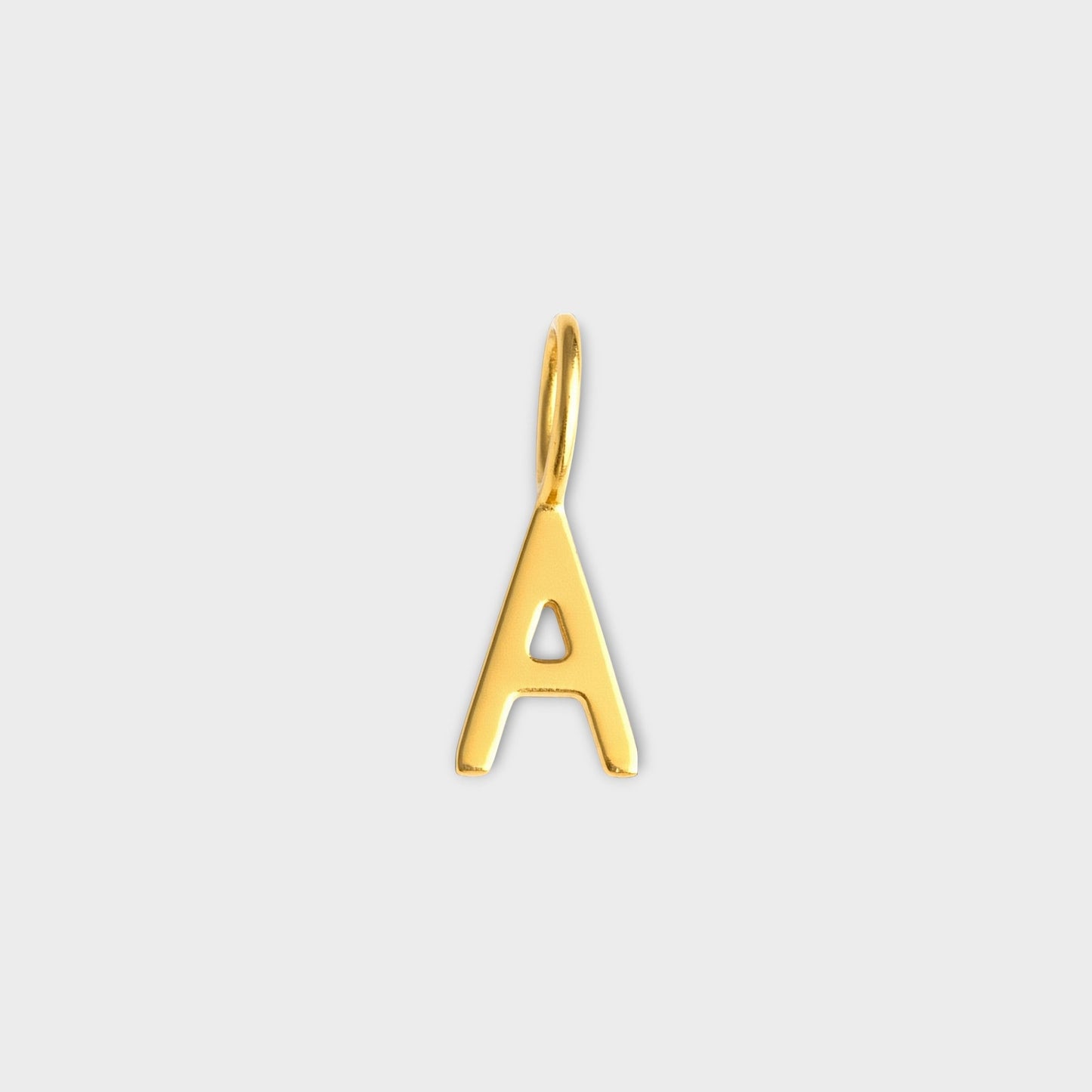 FYB initial charm necklace - letter A