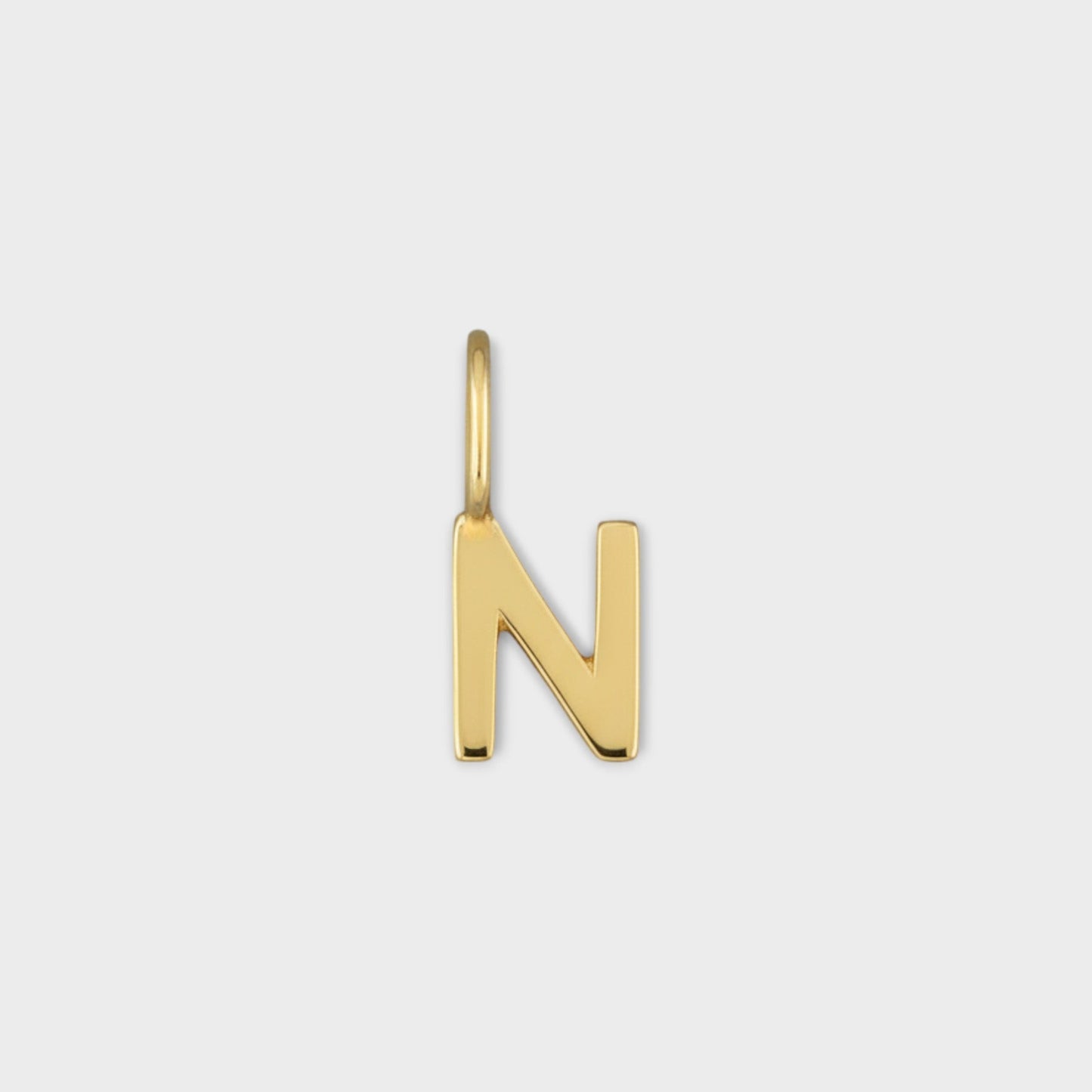 FYB initial charm necklace - letter N
