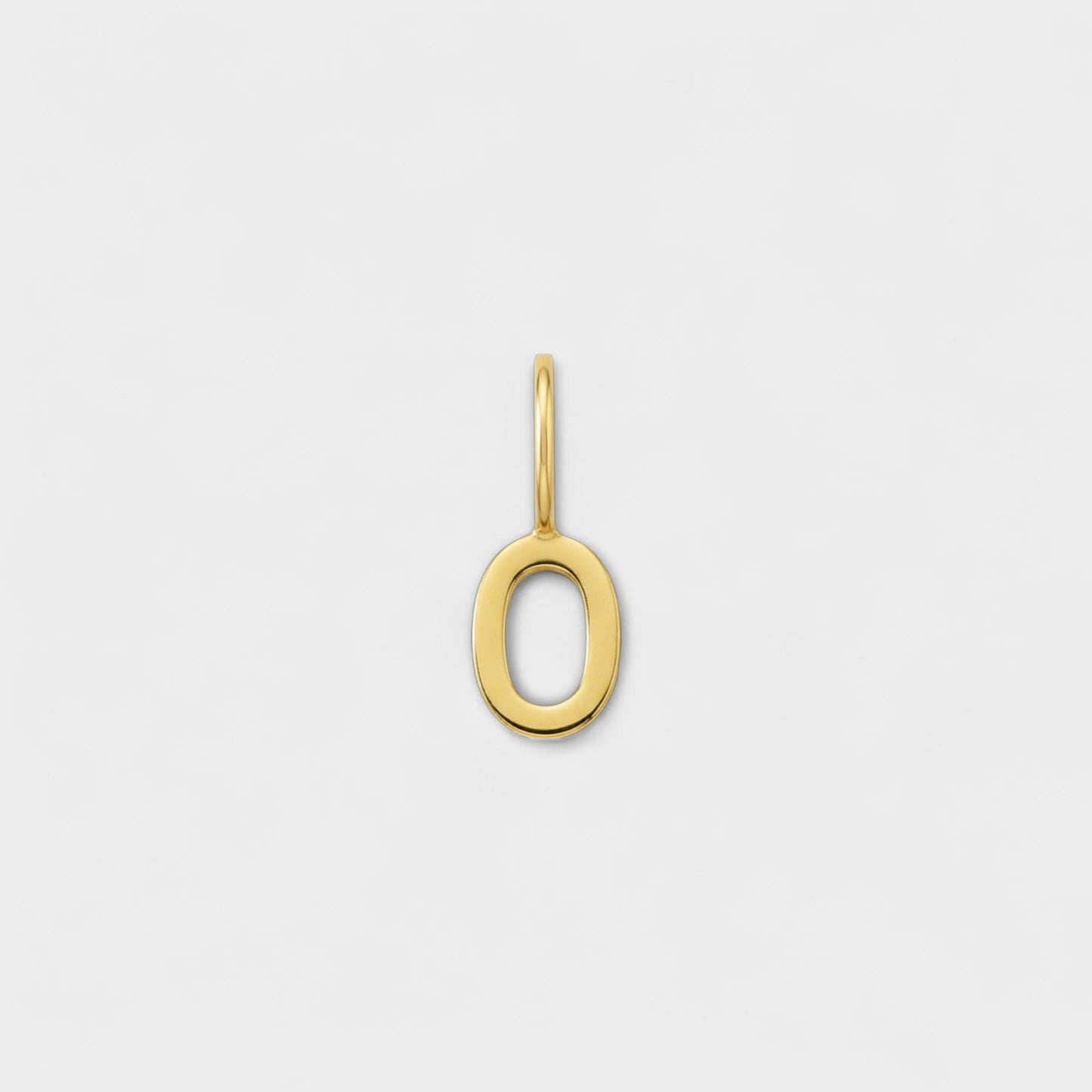 FYB initial charm necklace - letter O