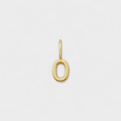 FYB initial charm necklace - letter O