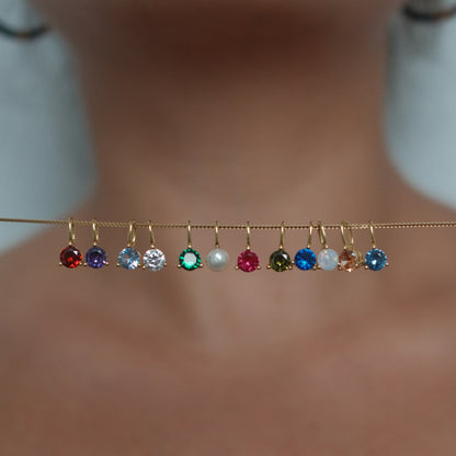 FYB Birthstone Charm Necklace