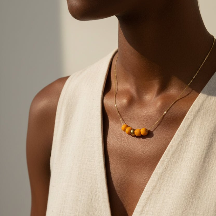 Maximilianas Cinco Cuentas Necklace