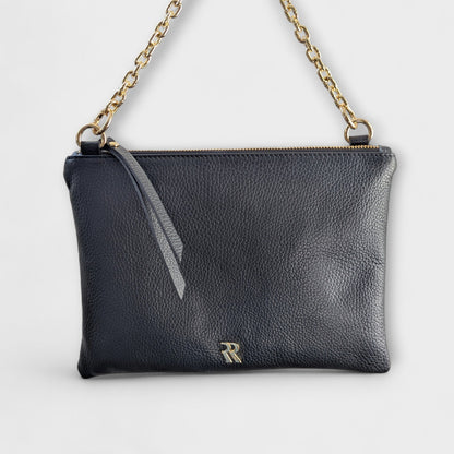 Rossi black pouch - front view